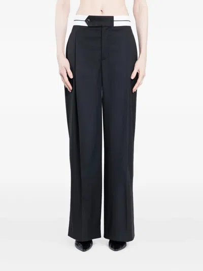 The Garment Pluto Pleated Trousers In Black