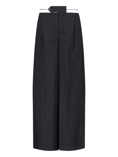 The Garment Pluto Wide Pleated Pants In Black