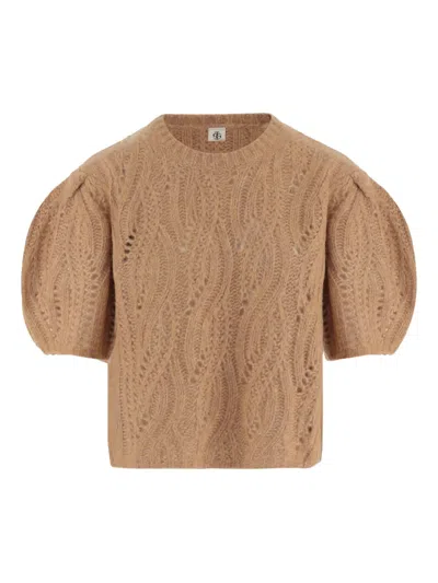 The Garment Puff-sleeve T-shirt In Neutral