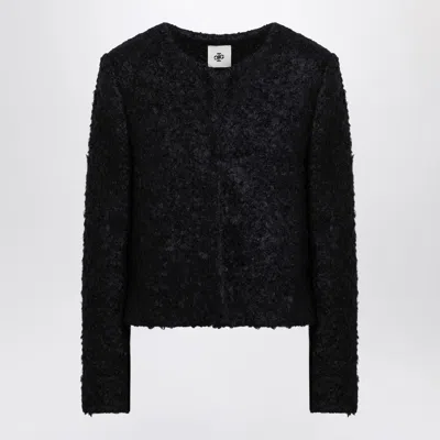 THE GARMENT THE GARMENT RECYCLED WOOL BLEND BLACK VIENNA JACKET