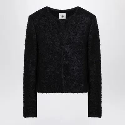 THE GARMENT THE GARMENT RECYCLED WOOL BLEND BLACK VIENNA JACKET