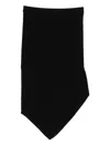 The Garment Ribbed Asymmetric Midi Skirt In Black