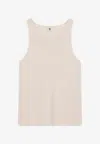 The Garment Madison Tank Top Ecru In White