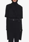 The Garment Black Richard Crop Blazer In Black