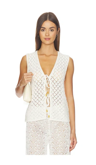 The Garment Riviera Tie Top In White
