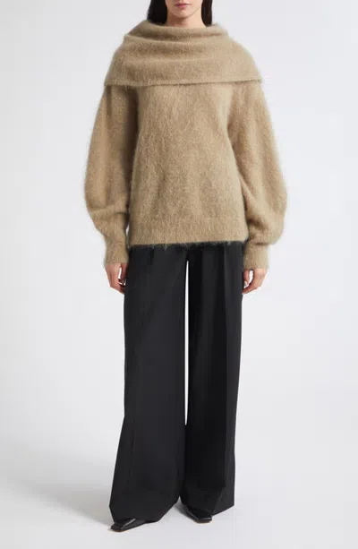 The Garment Roma Mohair Blend Sweater In Brown