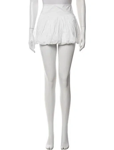 Pre-owned The Garment Ruffle Embellishment Mini Skirt W/ Tags In Neutrals