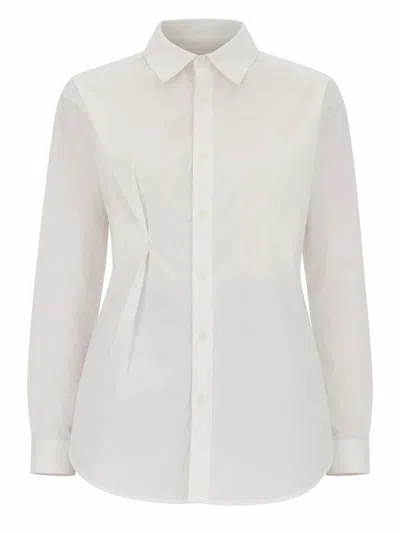 The Garment Cyprus Tied Bows Back Shirt In White