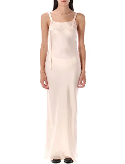 The Garment Silk Satin Catania Dress In Neutral