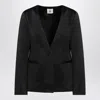 The Garment Single Breasted Buttoned Jacket In Black