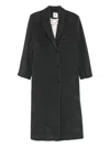 The Garment Single-breasted Felted Coat In Gray