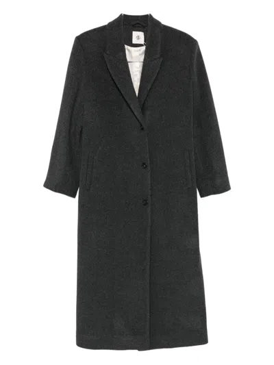 THE GARMENT SINGLE-BREASTED FELTED COAT