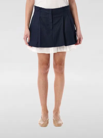 THE GARMENT SKIRT THE GARMENT WOMAN COLOR BLUE,G95986009