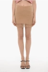 The Garment Solid Color Bruxelles Mini Skirt With Fringes