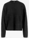 The Garment Stretch Mohair Blend Sweatshirt In Black