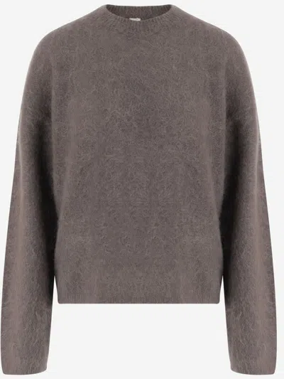 THE GARMENT STRETCH MOHAIR BLEND SWEATSHIRT