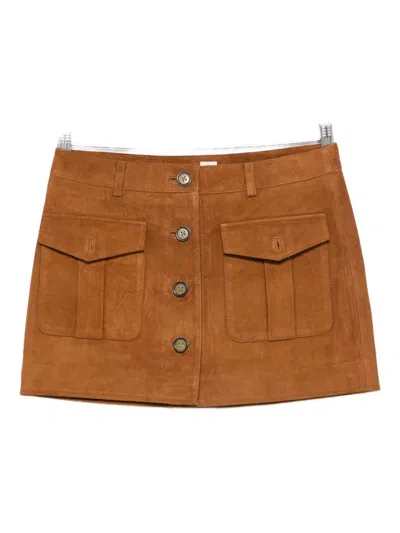 THE GARMENT SUEDE SKIRT