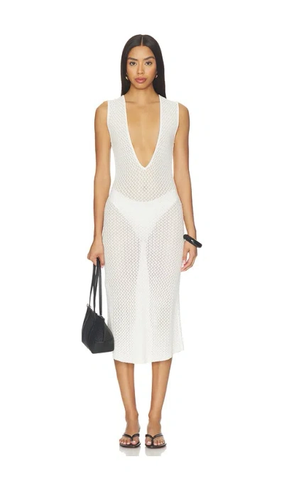 The Garment Tanzania Back Dress In White