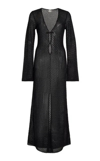 The Garment Tanzania Organic Cotton Midi Dress In Black