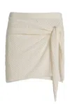 The Garment Tanzania Pointelle-knit Organic Cotton Mini Skirt