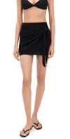 The Garment Tanzania Wrap Skirt Black In Black