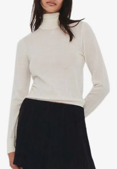 The Garment The Bergen High-neck Sweater In Cream
