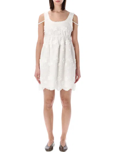 The Garment The Fleur Bra Mini Dress (size 8) In Cream White