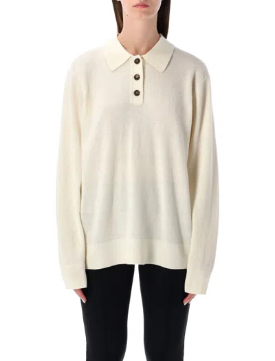 The Garment Como Polo Sweater In Neutral