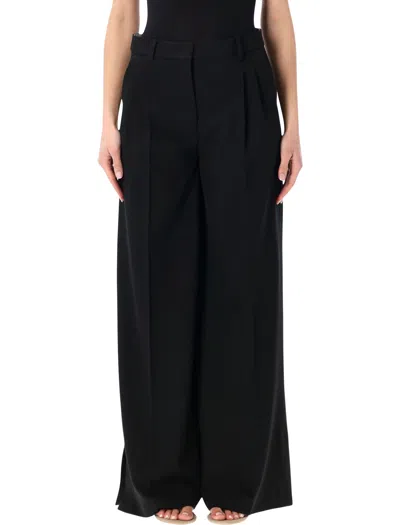 The Garment Pisano Pleated Trousers In Black
