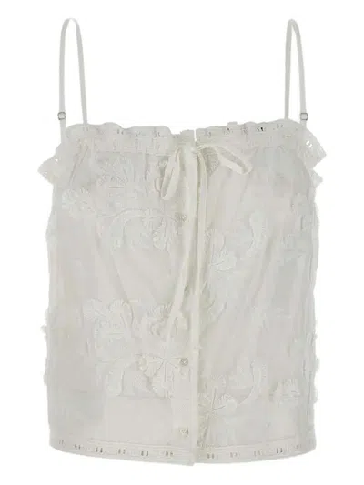 The Garment Top In White