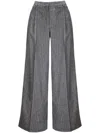 The Garment Gray Tilda Trousers In Grey/black Stripes