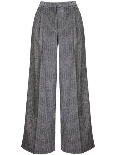 The Garment Gray Tilda Trousers In Grey/black