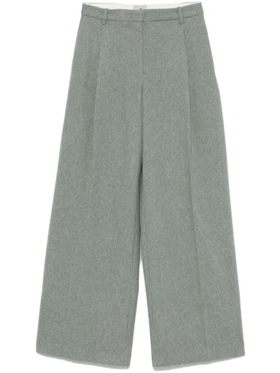 The Garment Mille Grey Over Trousers In Multicolor