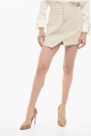 The Garment Tweed Taranto Miniskirt With Decorative Buttons