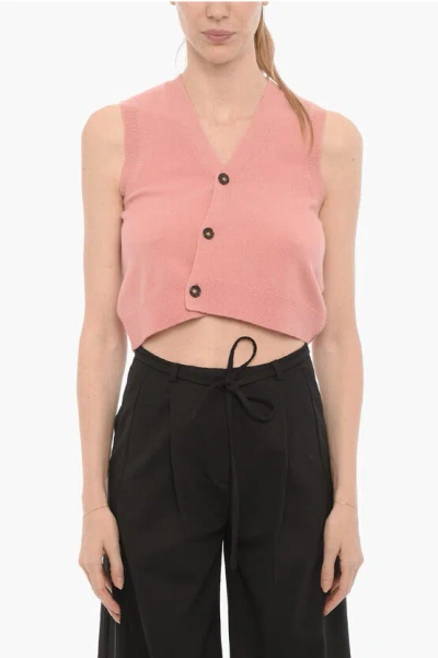 THE GARMENT V-NECK WOOL SLEEVELESS SWEATER