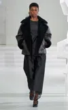 The Garment Val D. Aviator Lambskin Leather Jacket In Brown