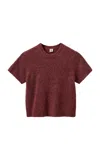 The Garment Verbier Soft Knit Top In Burgundy