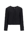 The Garment Recycled Wool Blend Black Vienna Jacket In Black