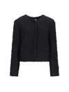 The Garment Recycled Wool Blend Black Vienna Jacket In Black  
