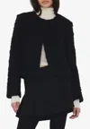 The Garment Recycled Wool Blend Black Vienna Jacket In Black
