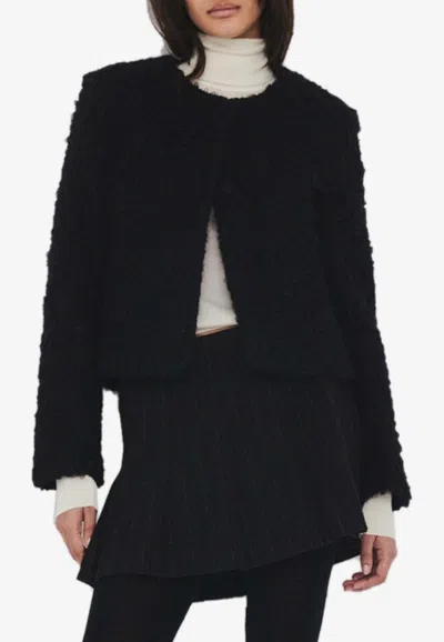 THE GARMENT VIENNA COLLARLESS KNIT JACKET
