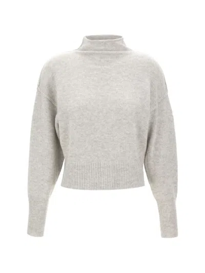 The Garment Volmer Back Button-back Sweater In Gray
