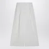 The Garment White Cotton Palazzo Trousers