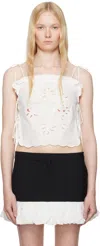 The Garment White Kirsten Tie Top In 000 White