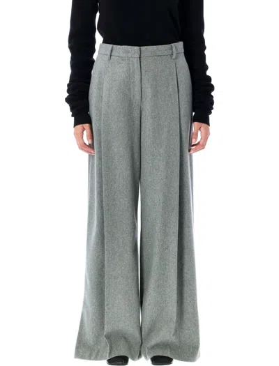 THE GARMENT THE GARMENT WIDE-LEG MILLE TROUSERS WITH PLEATED FRONT