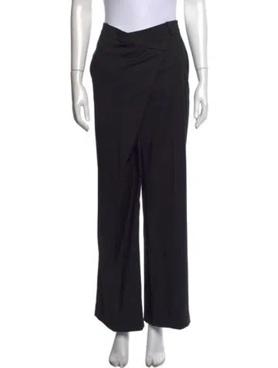 Pre-owned The Garment Wide Leg Pants In Black