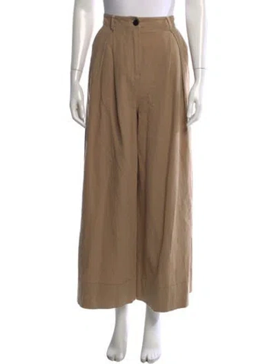 Pre-owned The Garment Wide Leg Pants In Neutral