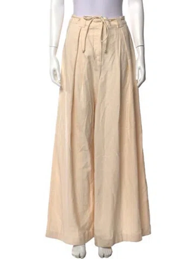 Pre-owned The Garment Wide Leg Pants In Neutrals