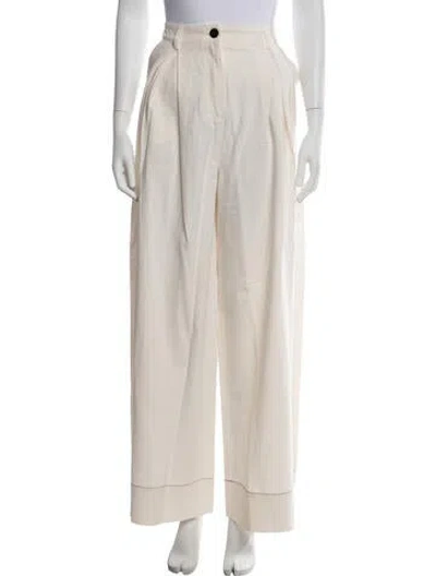 Pre-owned The Garment Wide Leg Pants In Neutrals