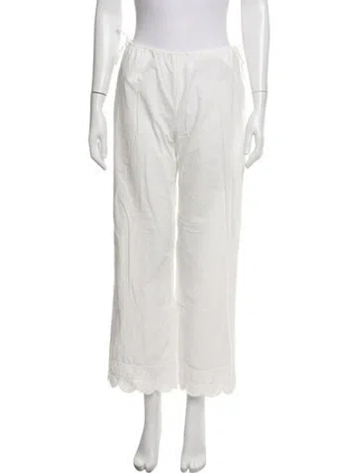 Pre-owned The Garment Wide Leg Pants In White
